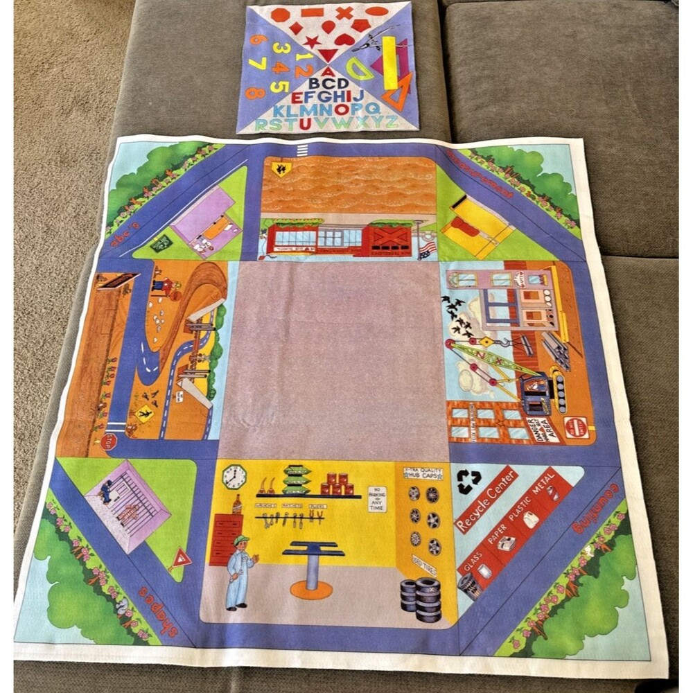 Vintage Betty Lukens Our Town Felt Quiet Book Pre-Cut